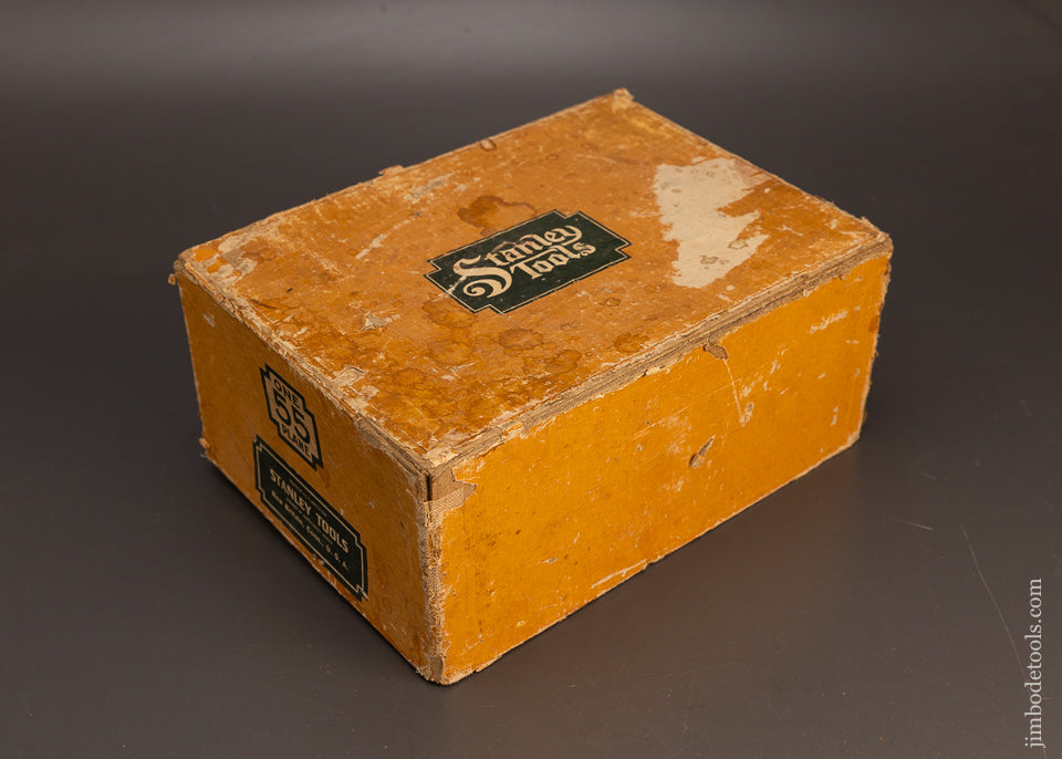 Near-Mint-STANLEY-No.-55-Combination-Plane-100%-Complete-in-Original-Box-117418