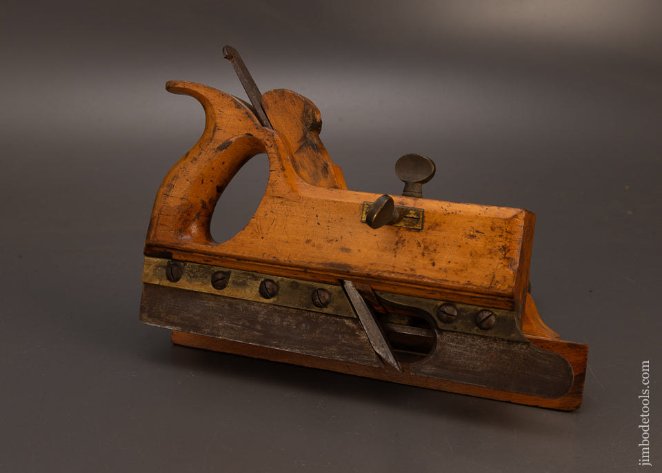 Fine-&-Rare-MATHIESON-No.-11-Bridle-Plow-Plane-with-Ebony-Arms-117454
