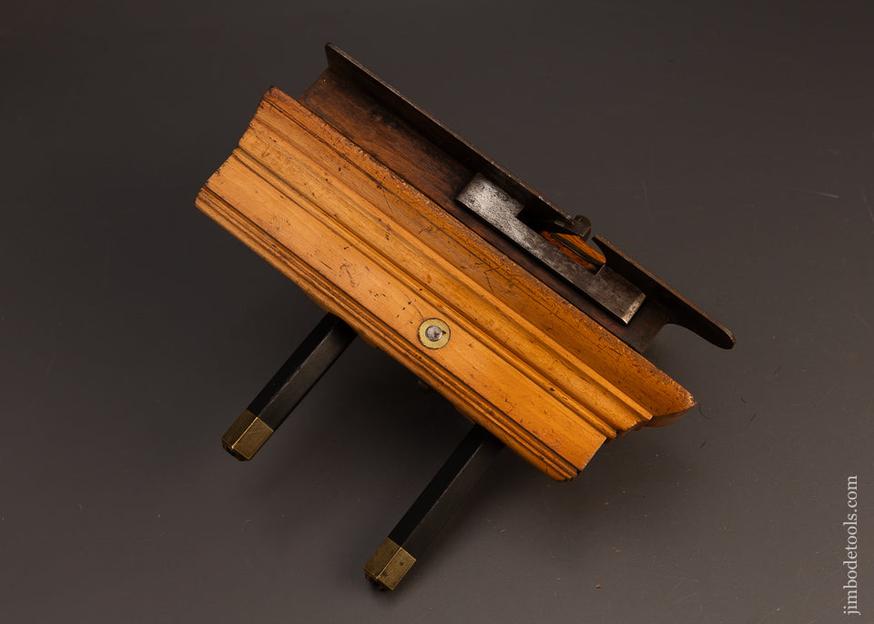 Fine-&-Rare-MATHIESON-No.-11-Bridle-Plow-Plane-with-Ebony-Arms-117454