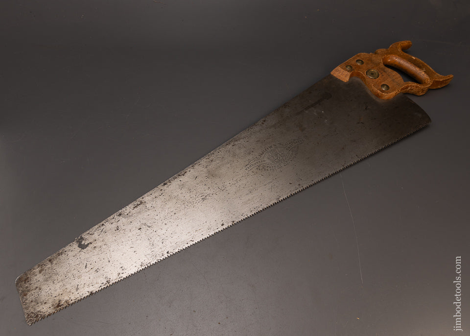 Premium-Extra-Fine-New-Old-Stock-DISSTON-“Brown’s-No.-3”-Hand-Saw-117467