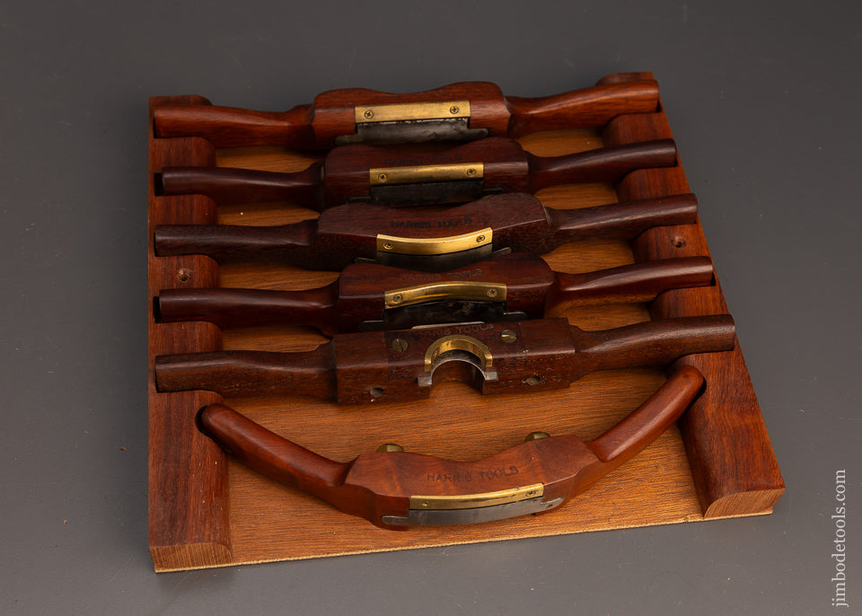 Remarkable-Set-of-6-HARRIS-TOOLS-Spoke-Shaves-117547