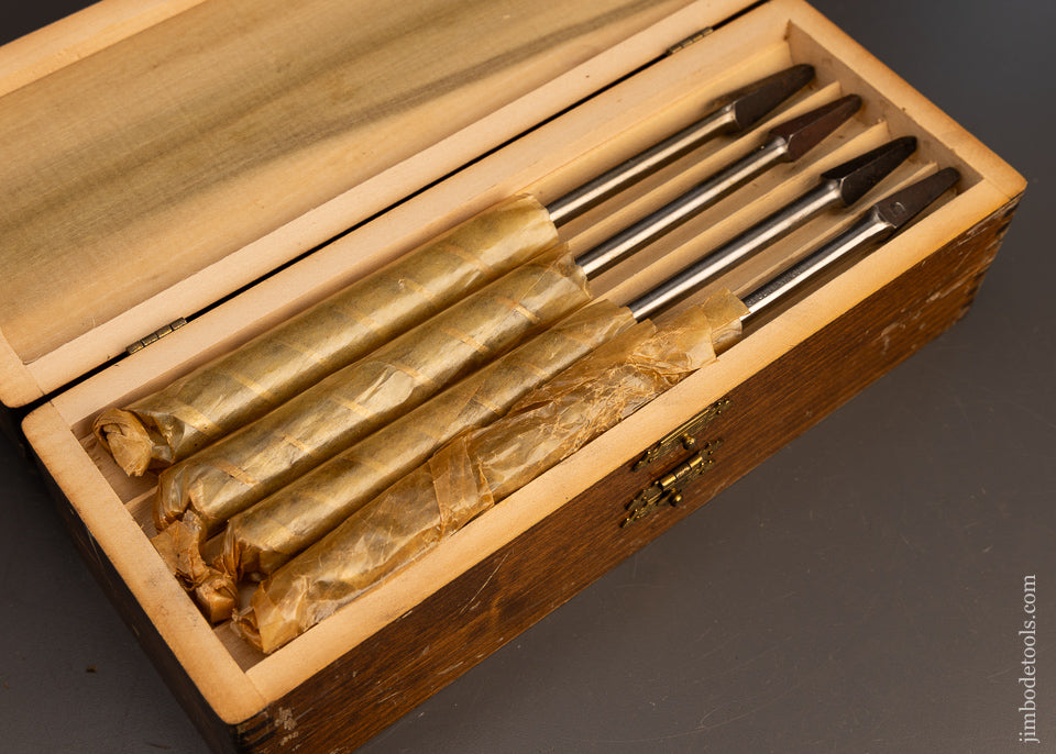 Complete-Set-of-RUSSELL-JENNINGS-Auger-Bits-Near-Mint-in-Box-117567