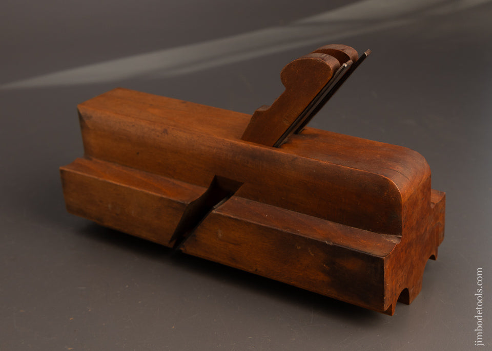 Massive-3 1/2-Inch-Wide-Double-Side-Bead-Moulding-Plane-by-P.-BROOKS-E.-HARTFORD-117587