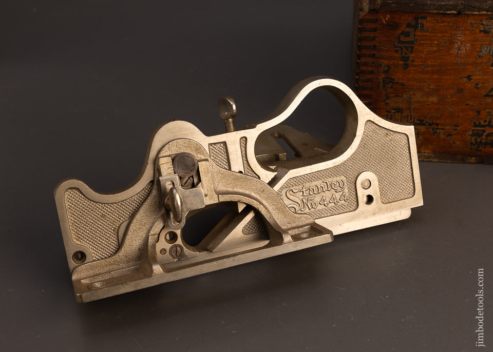 Near-Mint-&-100%-Complete-STANLEY-No.-444-Dovetail-Plane-in-Original-Box-117608