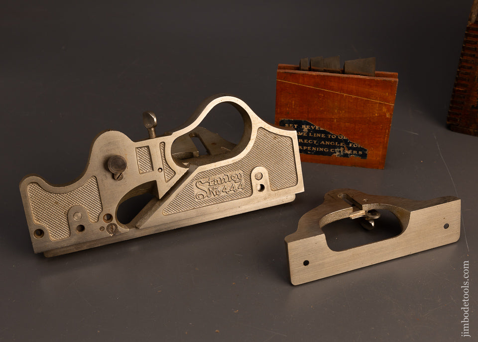 Near-Mint-&-100%-Complete-STANLEY-No.-444-Dovetail-Plane-in-Original-Box-117608