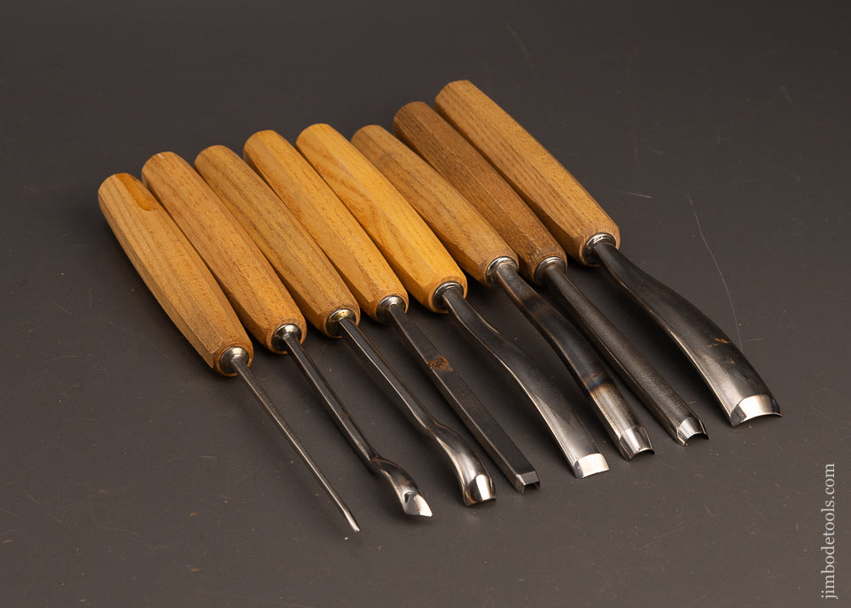 Mint-Set-of-8-PFEIL-SWISS-MADE-Carving-Chisels-Gouges-117641