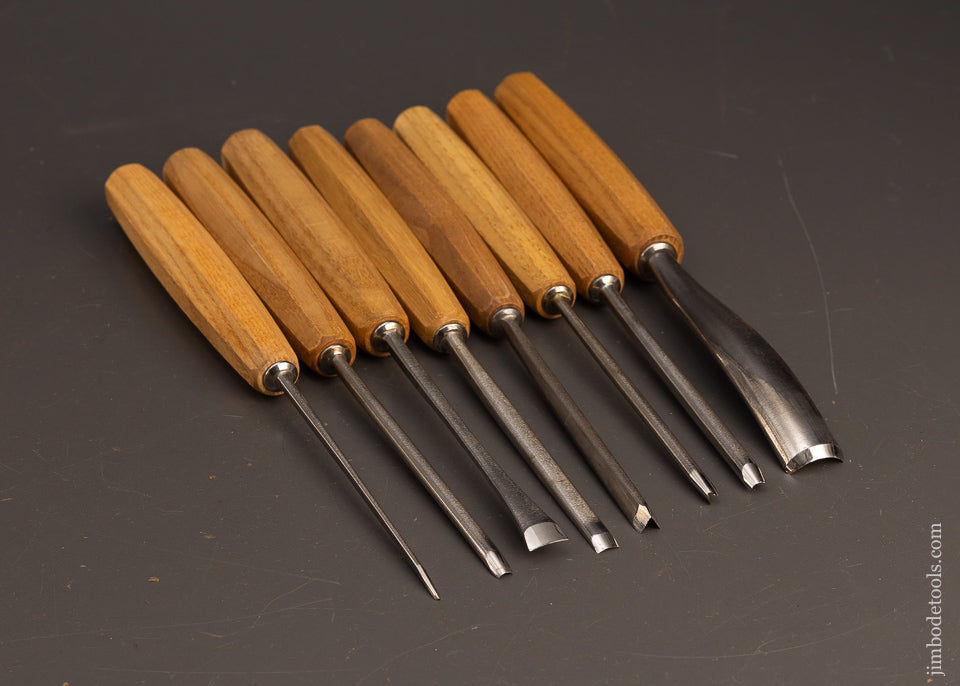 Mint-Set-of-8-PFEIL-SWISS-MADE-Carving-Chisels-Gouges-117642