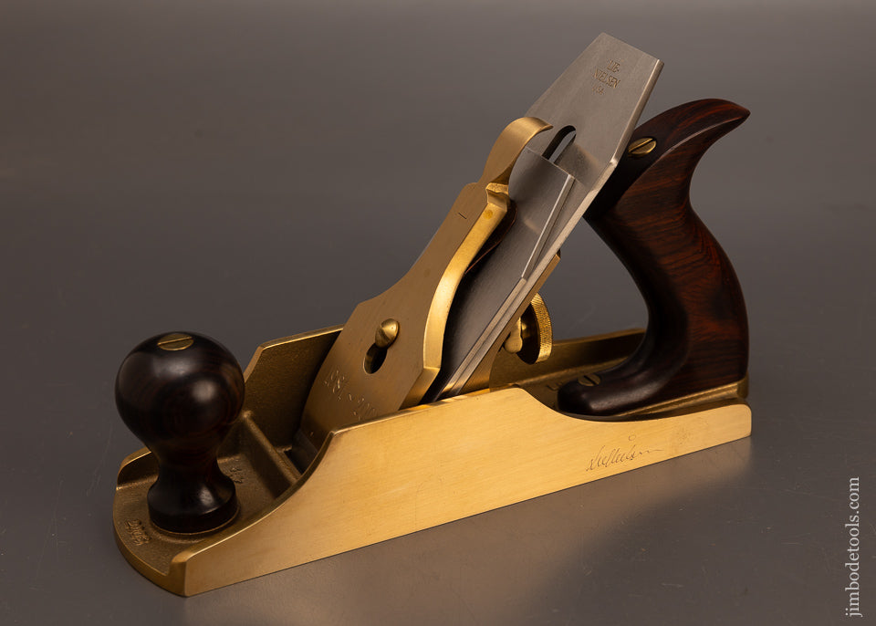 Very-Rare-Mint-in-Box-BRONZE-LIE-NIELSEN-No.-4-1/2-Jumbo-Smooth-Plane-with-Cocobolo-Handles-117771