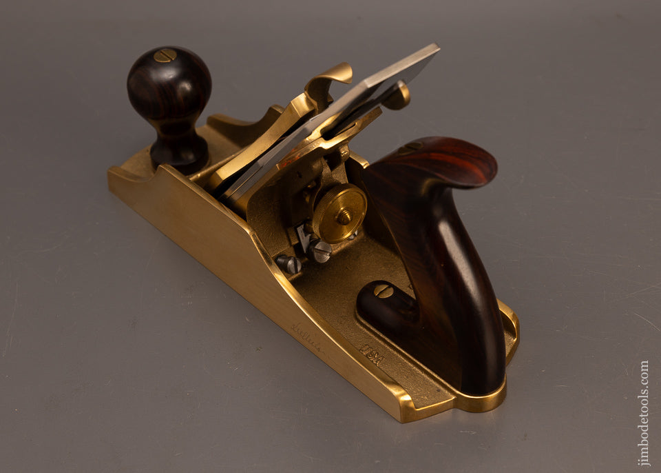 Very-Rare-Mint-in-Box-BRONZE-LIE-NIELSEN-No.-4-1/2-Jumbo-Smooth-Plane-with-Cocobolo-Handles-117771