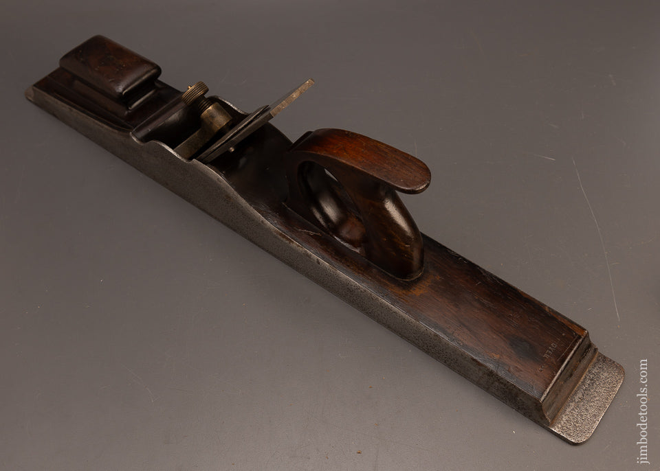 Very-Rare-Pre-War-NORRIS-No.-1-Dovetailed-Rosewood-Infill-24-1/2-Inch-Jointer-Plane-117847