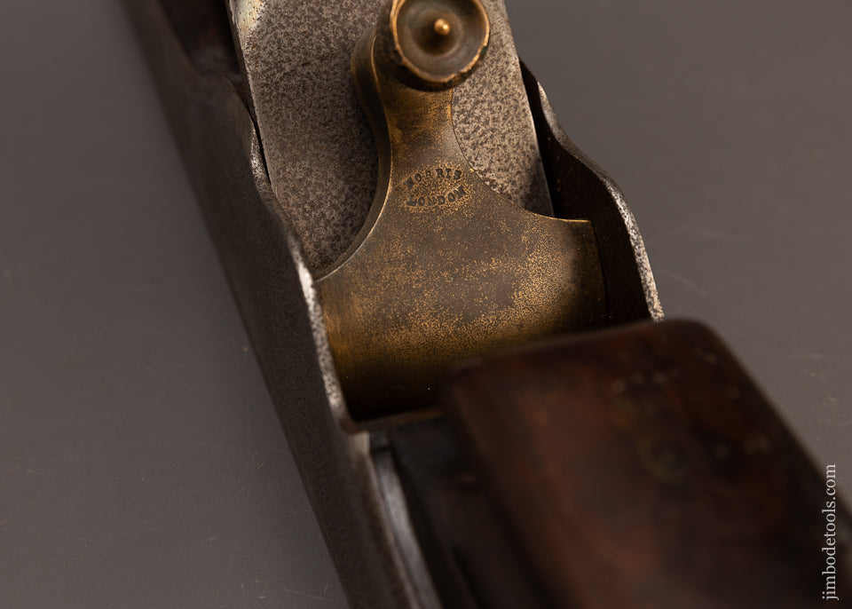 Very-Rare-Pre-War-NORRIS-No.-1-Dovetailed-Rosewood-Infill-24-1/2-Inch-Jointer-Plane-117847
