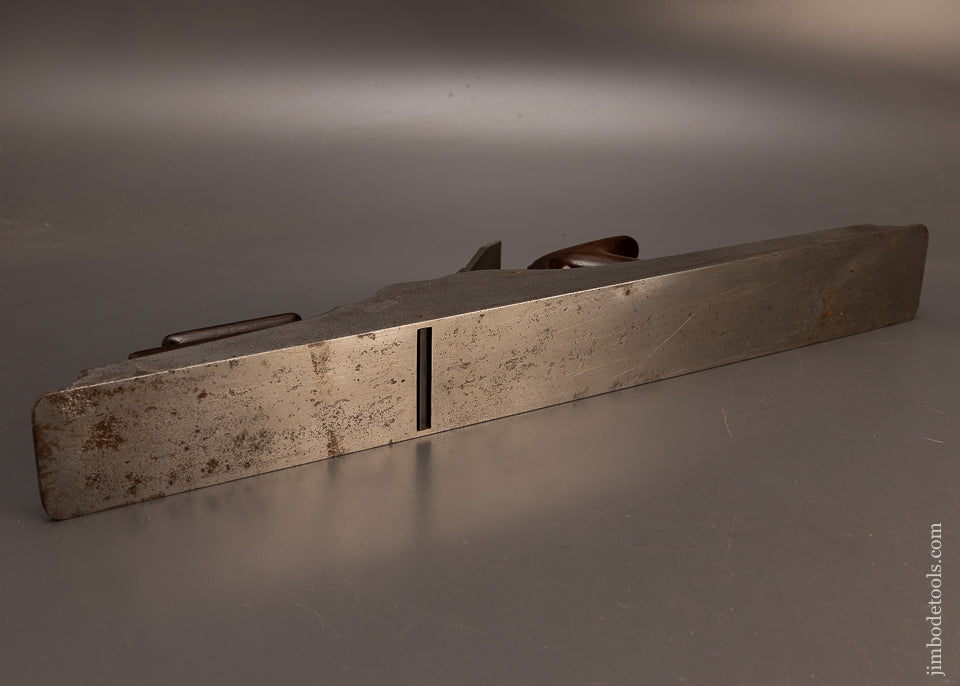 Very-Rare-Pre-War-NORRIS-No.-1-Dovetailed-Rosewood-Infill-24-1/2-Inch-Jointer-Plane-117847