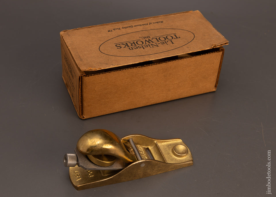 Near-Mint-in-Box-LIE-NIELSEN-No.-103-Bronze-Block-Plane-Discontinued-in-Original-Box-117975