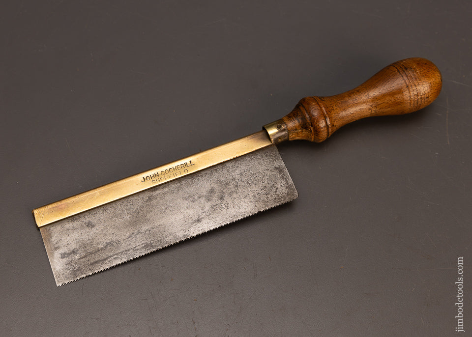 JOHN-COCKERILL-English-Brass-Back-Dovetail-Saw-118139