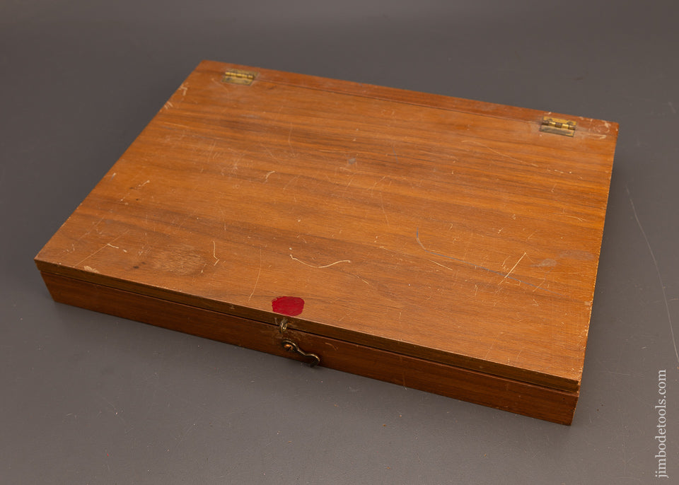 Fantastic-Dead-Mint-Set-of-8-E.A.-BERG-ESKILSTUNA-Bevel-Edge-Chisels-in-Original-Box-118145