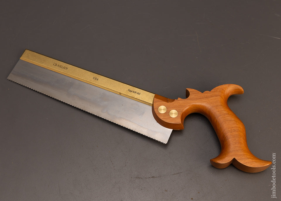 Near-Mint-LIE-NIELSEN-Brass-Back-Dovetail-Saw-118192
