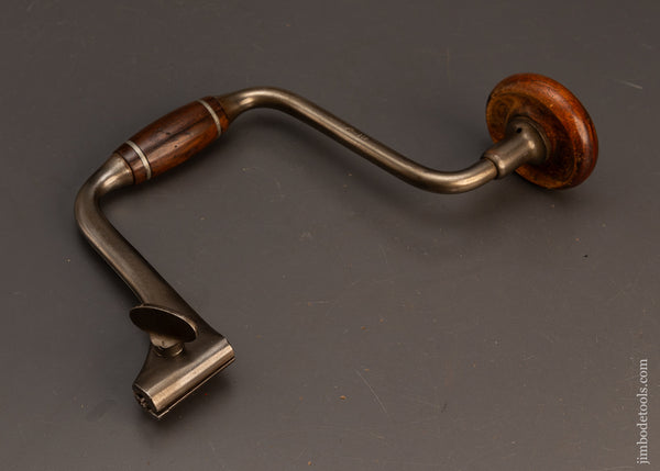 Fine 12 Inch JOHN S. FRAY SPOFFORD Patent Bit Brace - 120734 – Jim