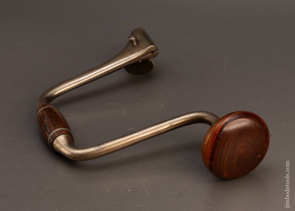 Fine 12 Inch JOHN S. FRAY SPOFFORD Patent Bit Brace - 120734 – Jim