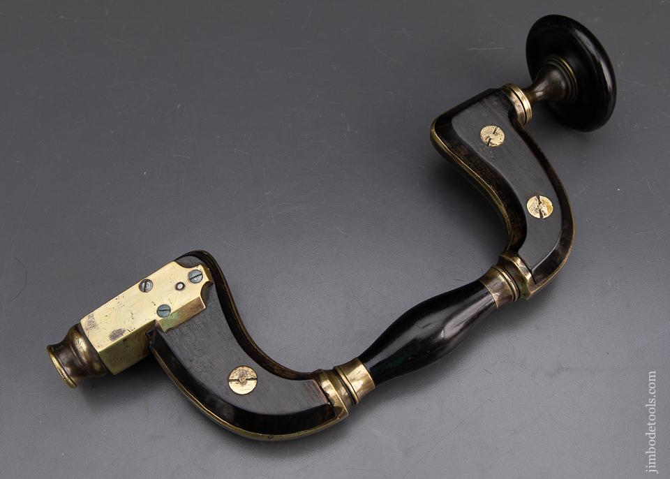 Fabulous SIMS PATENT Brass Frame Ebony Brace - EXCALIBUR 66