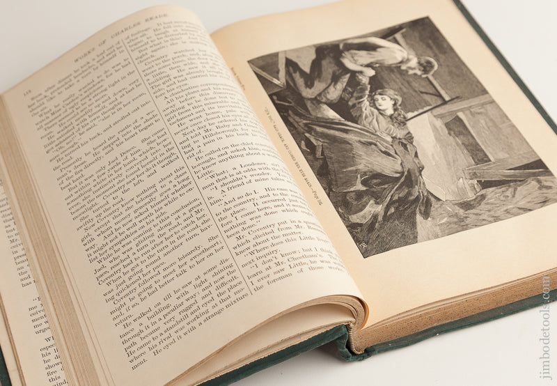Book: WORKS OF CHARLES READE: A NEW EDITION IN FIVE VOLUMES, VOLUME FIVE Including PUT YOURSELF IN HIS PLACE, an 1870 Fictional Novel About the Real J.B. ADDIS -- 74154R