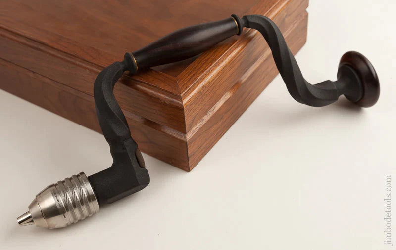 Beautiful BRIDGE CITY TOOL WORKS MILLENNIUM BRACE and 17 Bits MINT! In Their Original Walnut Presentation Boxes - 68629