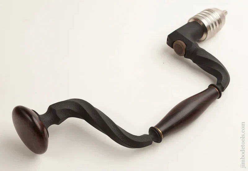 Beautiful BRIDGE CITY TOOL WORKS MILLENNIUM BRACE and 17 Bits MINT! In Their Original Walnut Presentation Boxes - 68629