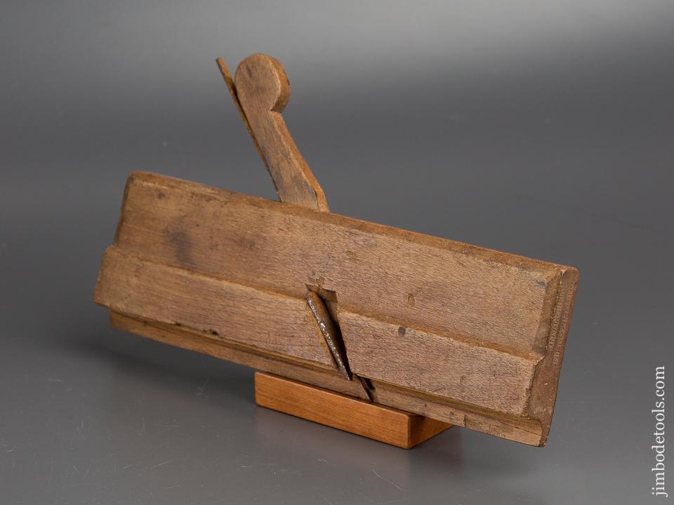 Ten inch I. NICHOLSON IN CUMBERLAND Yellow Birch Molding Plane circa 1746 FINE - 79840R