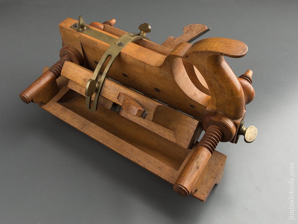 Rare! M.B. TIDEY July 4th, 1854 PATENT Double Beveling Plane - EXCELSIOR 89125
