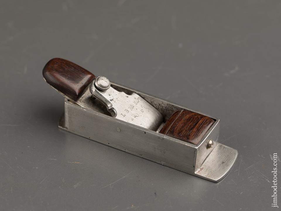Miniature Dovetailed Steel Rosewood Stuffed Mitre Plane Reproduction of an L. BRANDT By Dominic Micalizzi * 91110U