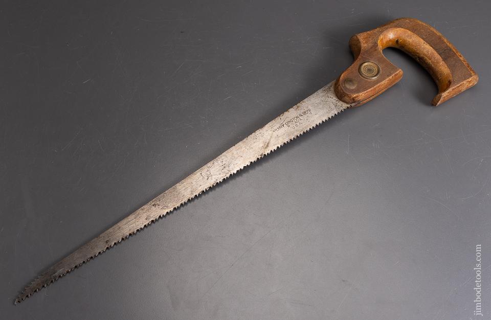 Fine DISSTON Ca. 1896-1917 14 inch Keyhole Saw - 95979