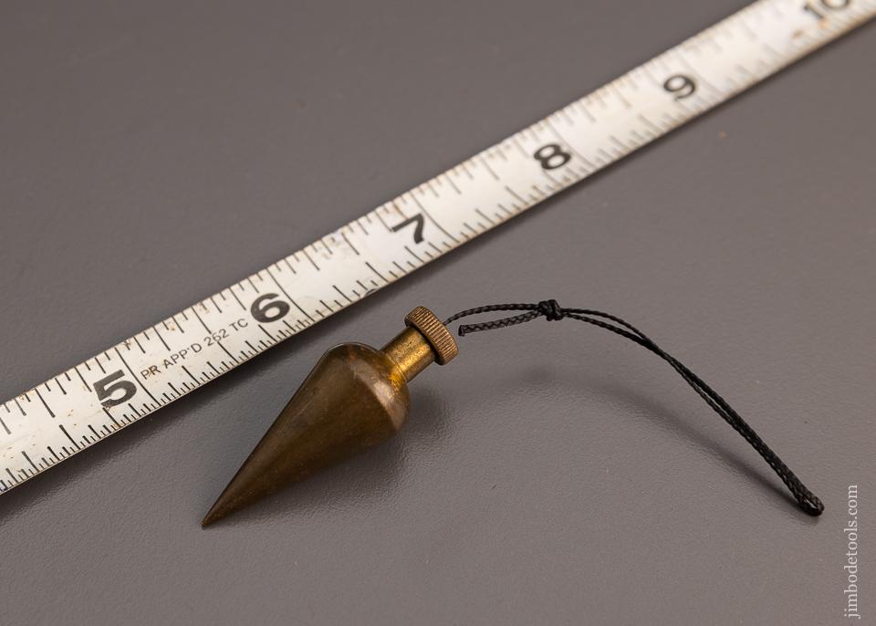 Very Fine Little Brass Plumb Bob - 99284