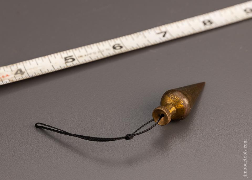 Very Fine Little Brass Plumb Bob - 99284