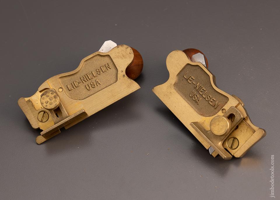 LIE NIELSEN No. 98 & 99 Left & Right Side Rabbet Plane Pair Discontinued Near Mint - 99707