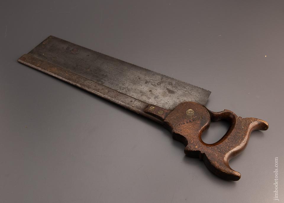 Rare, Early MOULSON BROS. Carcass Saw with Unusual Handle "Improved" - 99753