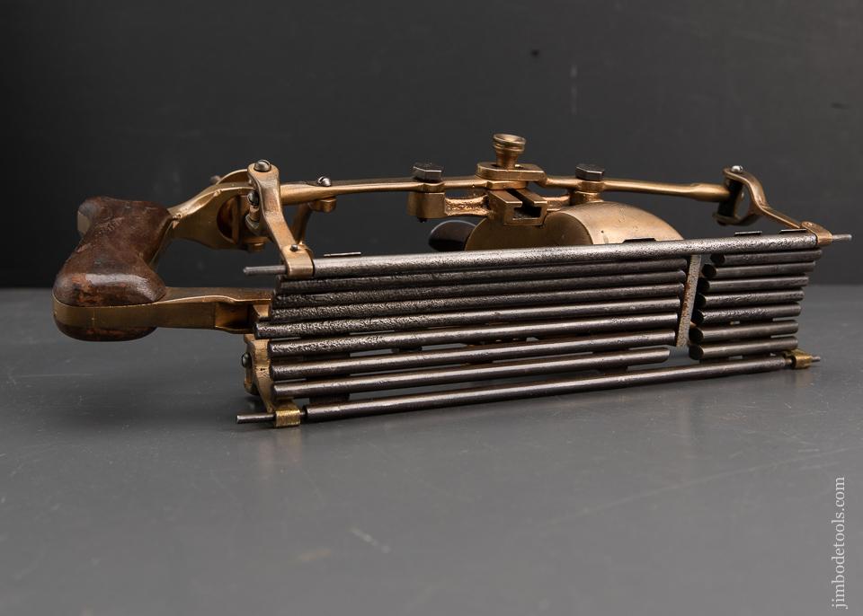 Remarkable Patternmaker's Hollow & Round Flexible Sole Plane by Charles W. Justus - Excelsior 95000