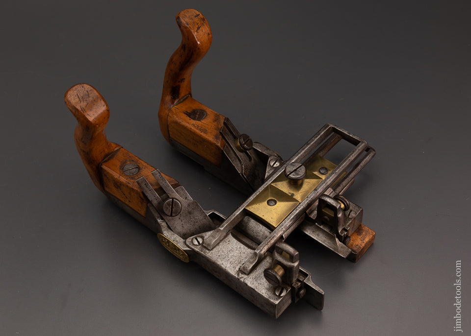 One-of-a-Kind SILCOCK PATENT Dual Moving Filletster Plane - EXCELSIOR 103616