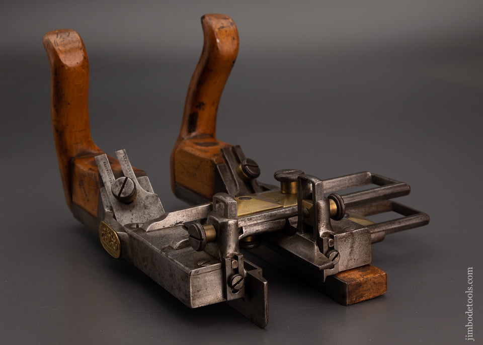 One-of-a-Kind SILCOCK PATENT Dual Moving Filletster Plane - EXCELSIOR 103616