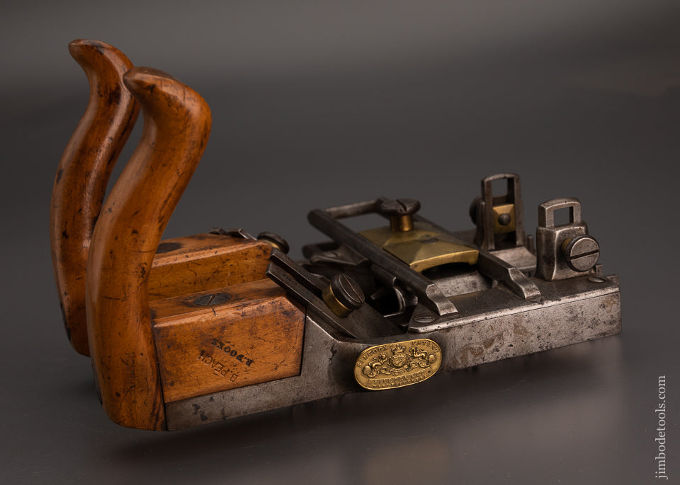 One-of-a-Kind SILCOCK PATENT Dual Moving Filletster Plane - EXCELSIOR 103616