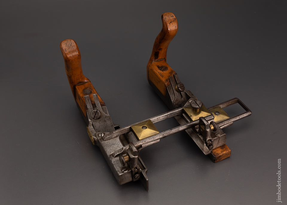 One-of-a-Kind SILCOCK PATENT Dual Moving Filletster Plane - EXCELSIOR 103616