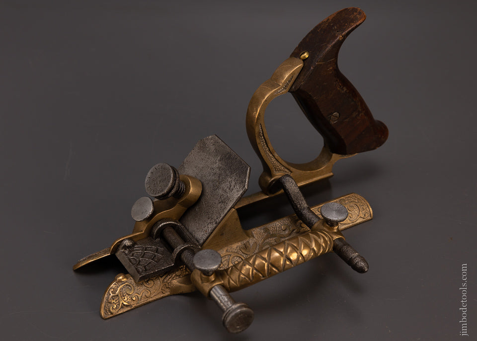 Very Rare Patented Plane Gunmetal LEE’S PATENT Chamfer Plane - EXCELSIOR 107895