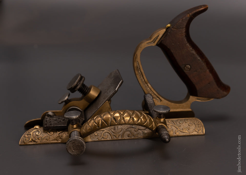 Very Rare Patented Plane Gunmetal LEE’S PATENT Chamfer Plane - EXCELSIOR 107895