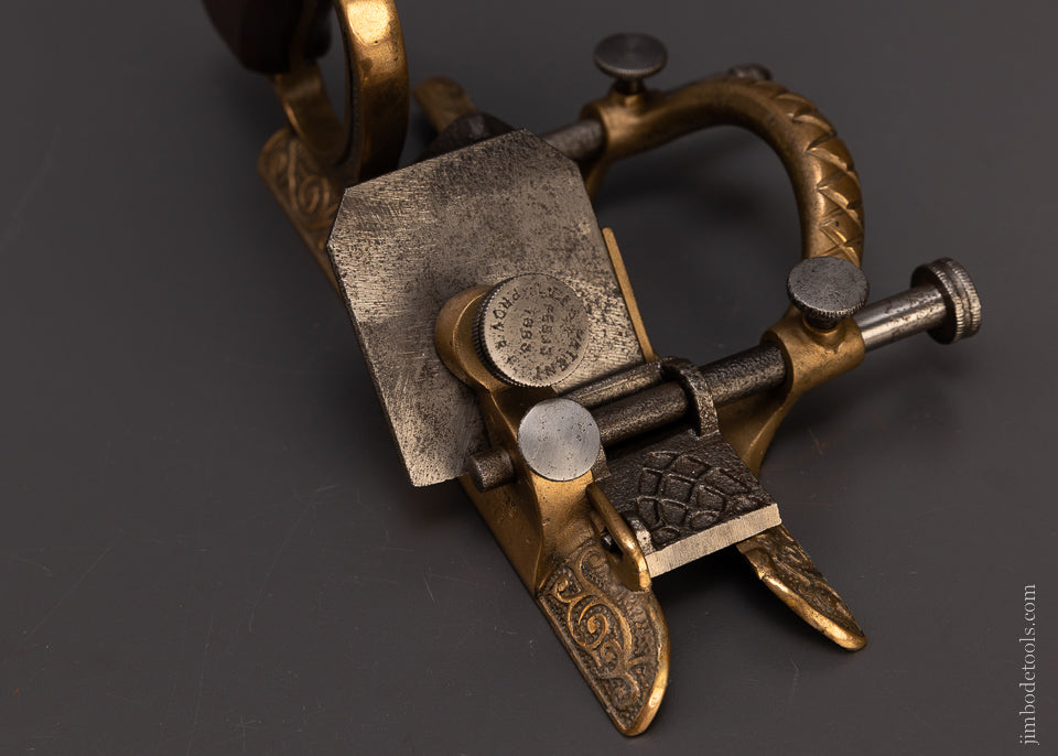 Very Rare Patented Plane Gunmetal LEE’S PATENT Chamfer Plane - EXCELSIOR 107895