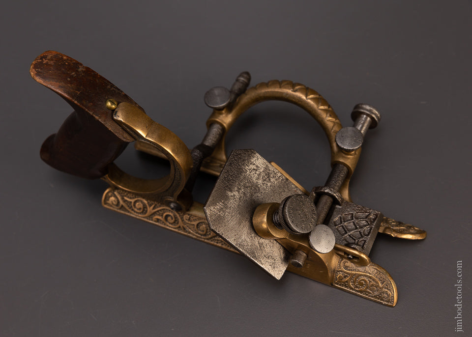 Very Rare Patented Plane Gunmetal LEE’S PATENT Chamfer Plane - EXCELSIOR 107895