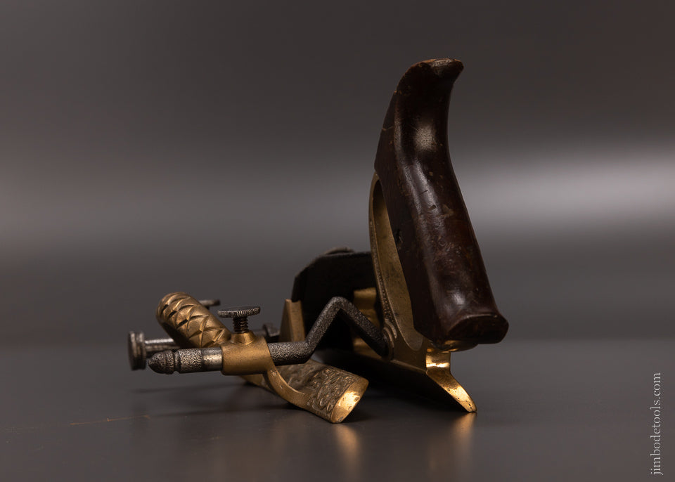 Very Rare Patented Plane Gunmetal LEE’S PATENT Chamfer Plane - EXCELSIOR 107895