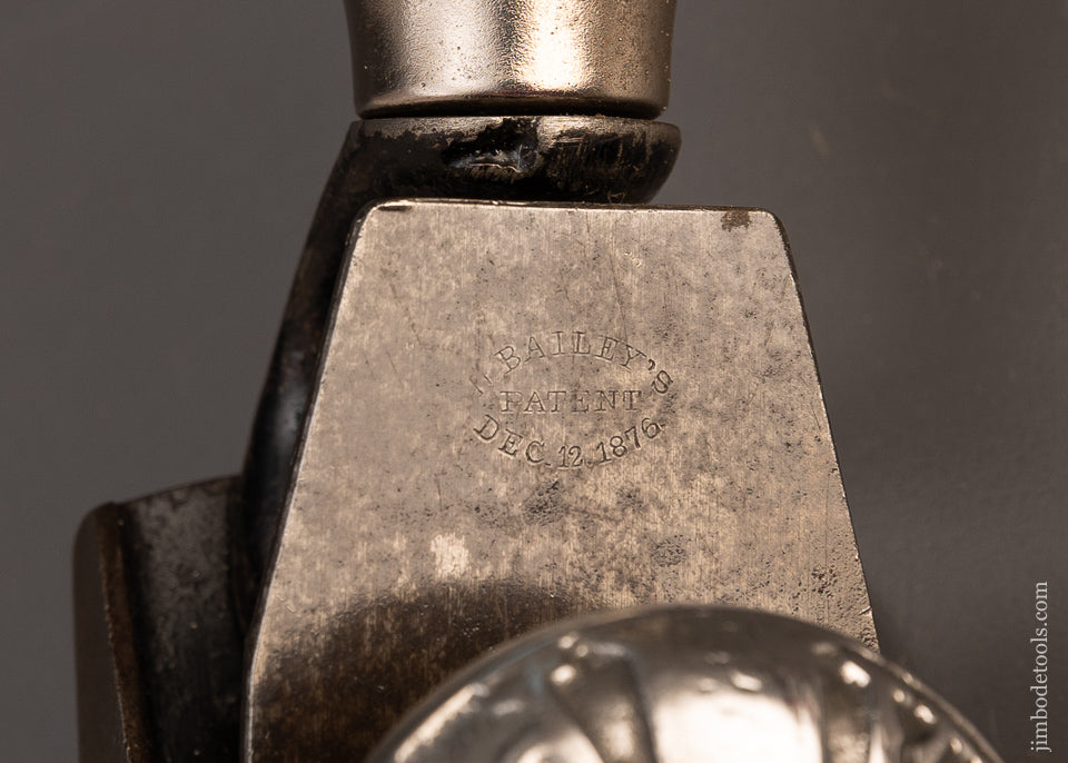 Rare BAILEY VICTOR No. 1 1/2 Block Plane with Microphone Style Tail Handle - EXCELSIOR 110693