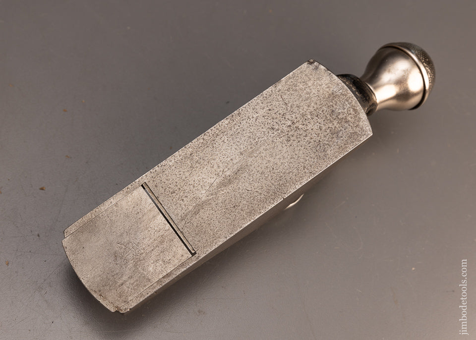 Rare BAILEY VICTOR No. 1 1/2 Block Plane with Microphone Style Tail Handle - EXCELSIOR 110693