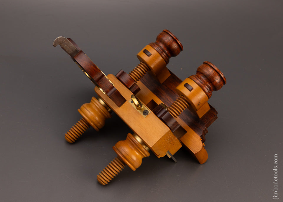 Gorgeous E.W. CARPENTER PATENT Plow Plane in Boxwood & Rosewood by JIM LEAMY - EXCELSIOR 111111