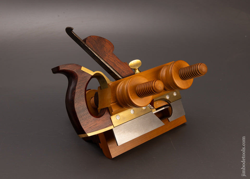Gorgeous E.W. CARPENTER PATENT Plow Plane in Boxwood & Rosewood by JIM LEAMY - EXCELSIOR 111111
