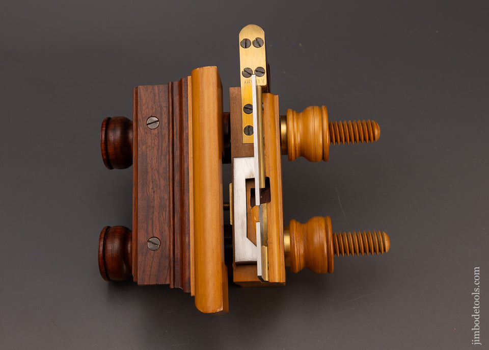 Gorgeous E.W. CARPENTER PATENT Plow Plane in Boxwood & Rosewood by JIM LEAMY - EXCELSIOR 111111