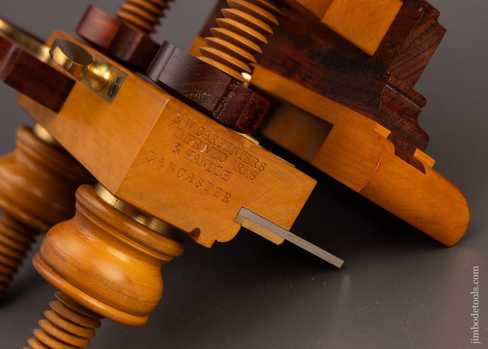 Gorgeous E.W. CARPENTER PATENT Plow Plane in Boxwood & Rosewood by JIM LEAMY - EXCELSIOR 111111